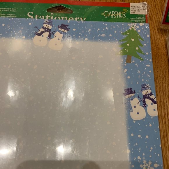 Garner Computer Paper Envelopes CHRISTMAS SNOWMAN - Picture 3 of 6